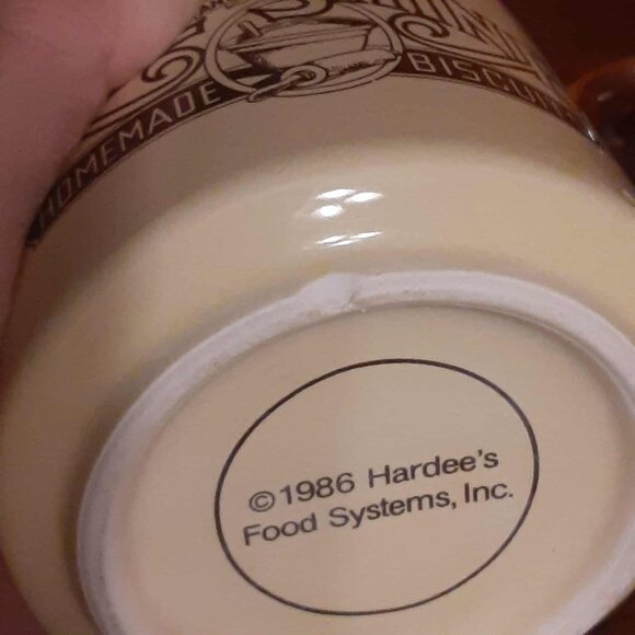 Vintage Hardee's Coffee Cups Lot Of 4 Rise and Shine 1986 1989 - Picture 8 of 11